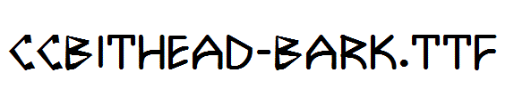 CCBithead-Bark.ttf