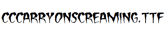 CCCarryOnScreaming.ttf
