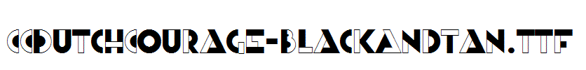 CCDutchCourage-BlackAndTan.ttf