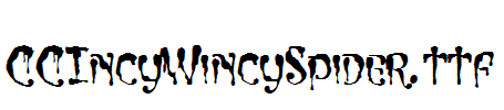 CCIncyWincySpider.ttf