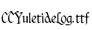 CCYuletideLog.ttf