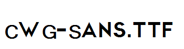 CWG-Sans.ttf