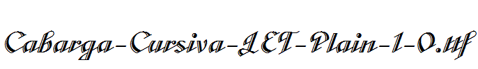 Cabarga-Cursiva-LET-Plain-1-0.ttf