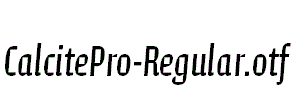 CalcitePro-Regular.otf