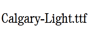 Calgary-Light.ttf