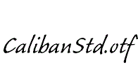 CalibanStd.otf