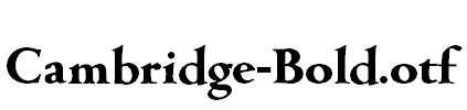 Cambridge-Bold.otf