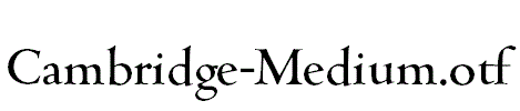 Cambridge-Medium.otf