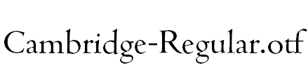 Cambridge-Regular.otf