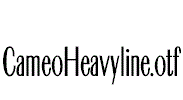 CameoHeavyline.otf