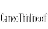 CameoThinline.otf