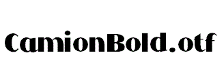 CamionBold.otf