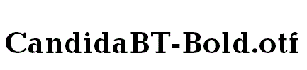 CandidaBT-Bold.otf