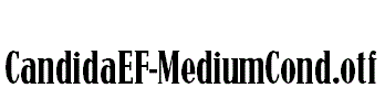 CandidaEF-MediumCond.otf