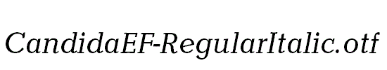 CandidaEF-RegularItalic.otf