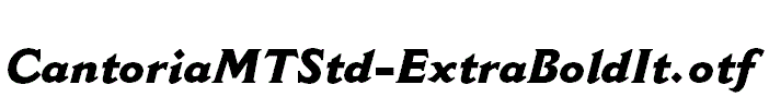 CantoriaMTStd-ExtraBoldIt.otf