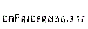 Capricorn38.otf
