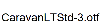 CaravanLTStd-3.otf