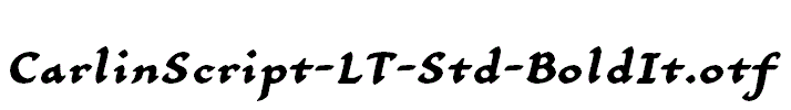 CarlinScript-LT-Std-BoldIt.otf