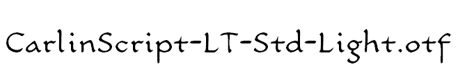 CarlinScript-LT-Std-Light.otf