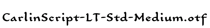CarlinScript-LT-Std-Medium.otf