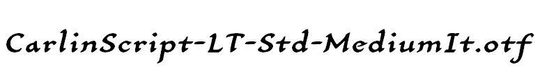 CarlinScript-LT-Std-MediumIt.otf