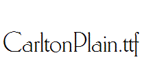 CarltonPlain.otf