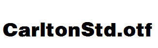 CarltonStd.otf