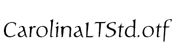 CarolinaLTStd.otf