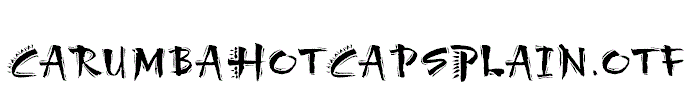 CarumbaHotCapsPlain.otf