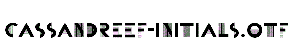 CassandreEF-Initials.otf