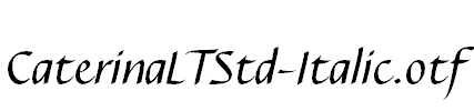 CaterinaLTStd-Italic.otf