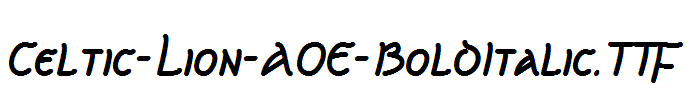 Celtic-Lion-AOE-BoldItalic.TTF