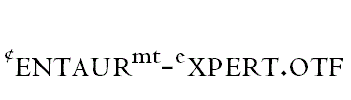 CentaurMT-Expert.otf