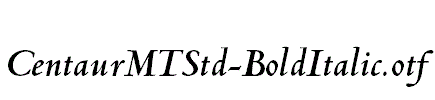 CentaurMTStd-BoldItalic.otf