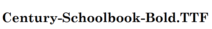 Century-Schoolbook-Bold.TTF