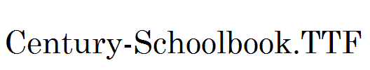 Century-Schoolbook.TTF
