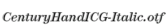 CenturyHandICG-Italic.otf