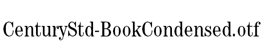 CenturyStd-BookCondensed.otf
