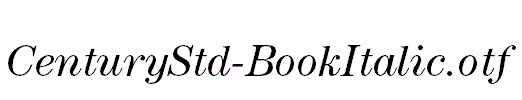 CenturyStd-BookItalic.otf