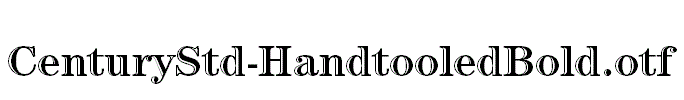 CenturyStd-HandtooledBold.otf