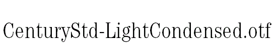 CenturyStd-LightCondensed.otf