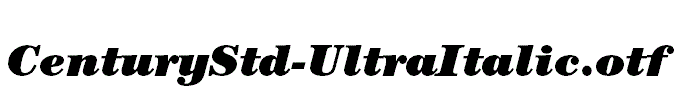 CenturyStd-UltraItalic.otf