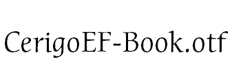 CerigoEF-Book.otf