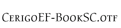 CerigoEF-BookSC.otf