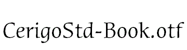 CerigoStd-Book.otf