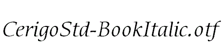 CerigoStd-BookItalic.otf