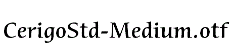 CerigoStd-Medium.otf