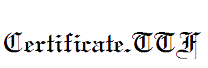 Certificate.TTF