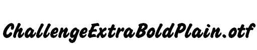 ChallengeExtraBoldPlain.otf